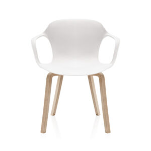 Drift Oak & White Bar Stool
