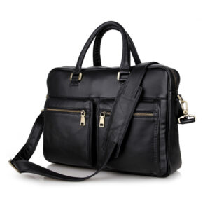 Leather Satchel Black